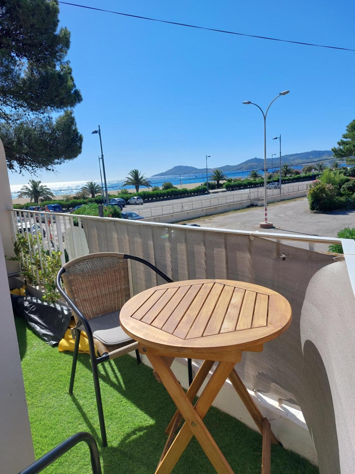Sur La Plage, Super Studio Avec Vue Sur La Mer Plage dʼArgelès المظهر الخارجي الصورة